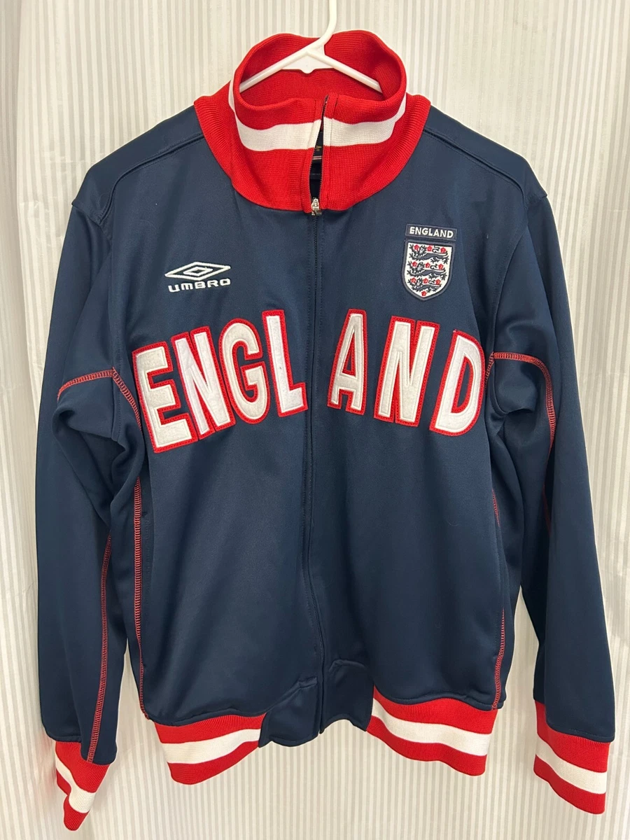 Official Umbro ENGLAND NATIONAL Football TEAM Full Zip Track
