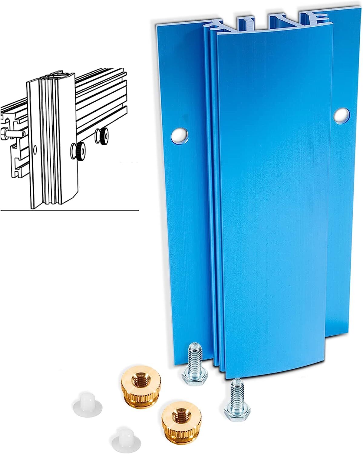Fence For Large Workpiece 7" Resaw Guide (178mm) Kms7214