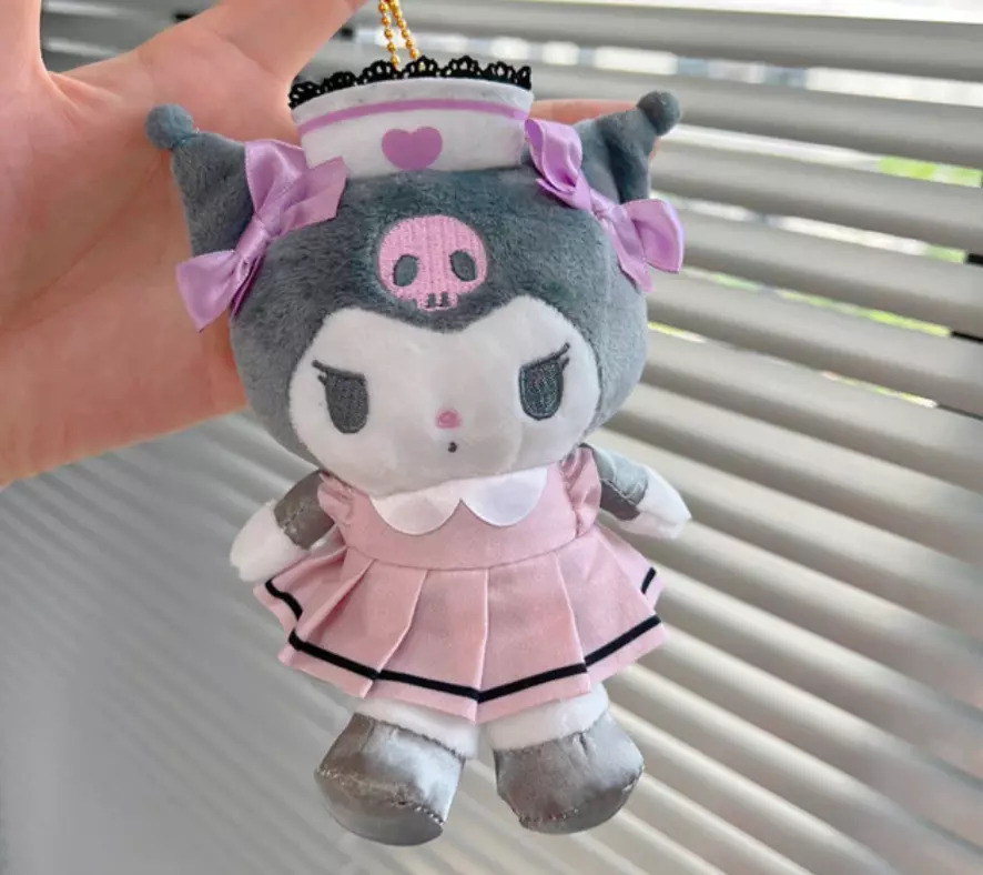 Hello Kitty Cinnamoroll Melody Kuromiplush Keychain Cartoon
