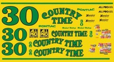  30 Michael Waltrip Country Time Pontiac 1/64th HO Scale Slot Car Decals