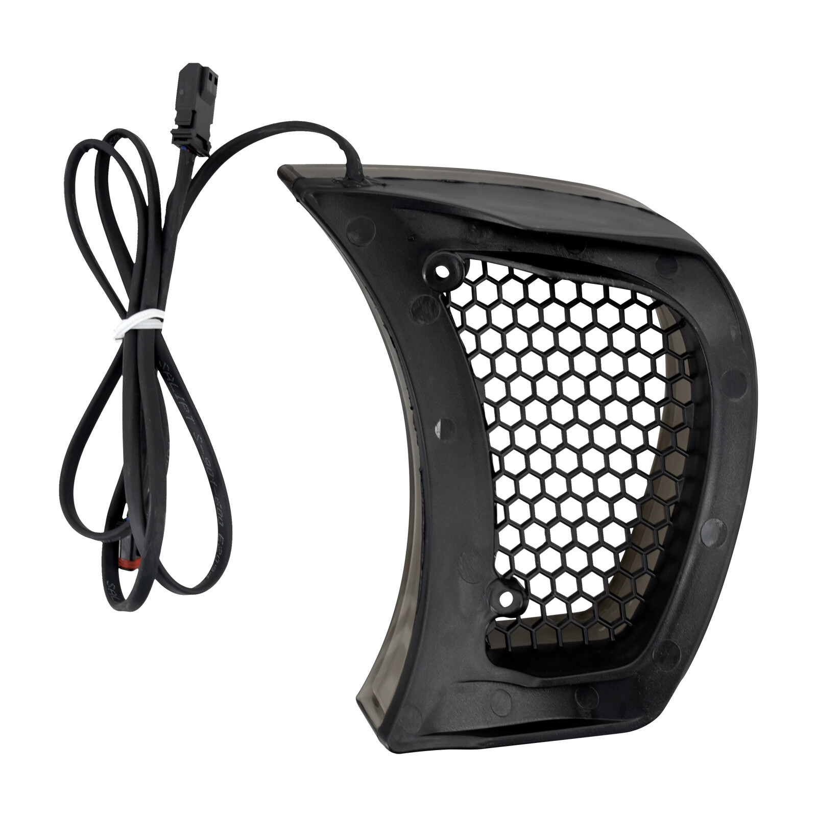 Amber White w/ Smoke Lens Headlight Vent Accent LED Light For Harley Road Glide