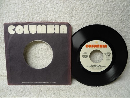 Bob Dylan 45 Changing Of The Guards Very Clean 1978 WLP Orig! - 第 1/5 張圖片