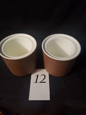 (Lot Of 2) Carlisle Brown 2 Qt. Coldmaster Cold Crock 1030