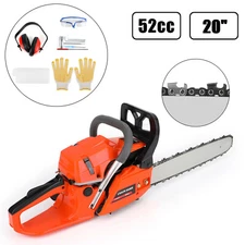 52cc Chainsaw 20inches Bar Powered Engine 2 Cycle Gasoline Chain Saw ORG USA L3