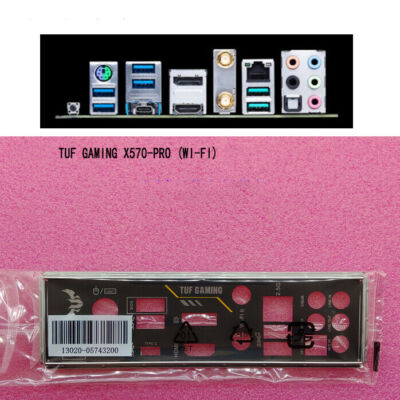 TUF GAMING X570-PRO (WI-FI) FOR IO I/O Back Plate BackPlate #A6-30 | eBay