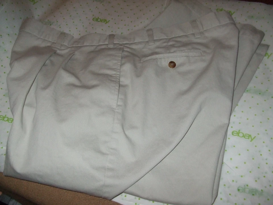 $60 FIELD GEAR CAQUI 40/30 pierna recta MARRÓN ARENA Pantalones de Trabajo MANCHA PIERNA PUÑOS Foto 4 de 4