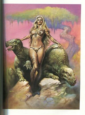 SIGNED! Fantastic Art of Boris Vallejo (Balantine 1978) TPB, 1st