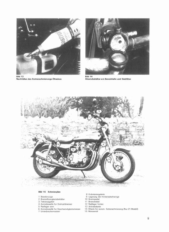 Thumbnail - Kawasaki Z 900 Z1 Z1b Reparaturanleitung Bucheli Band 516