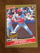 1986 Donruss Highlights - Eric Davis #30 Cincinnati Reds