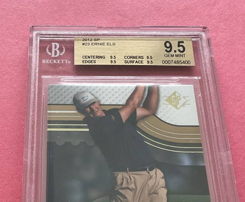 ERNIE ELS ~ BGS 9.5 ~ 2012 SP Golf Retail #23 ~ ROOKIE ~ GOLF HALL OF FAME ~RARE - Picture 2 of 3