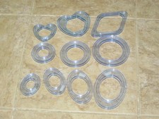 Creative Memories Custom Cutting Shapes LOT of 10 Pieces Circles Ovals Heart  