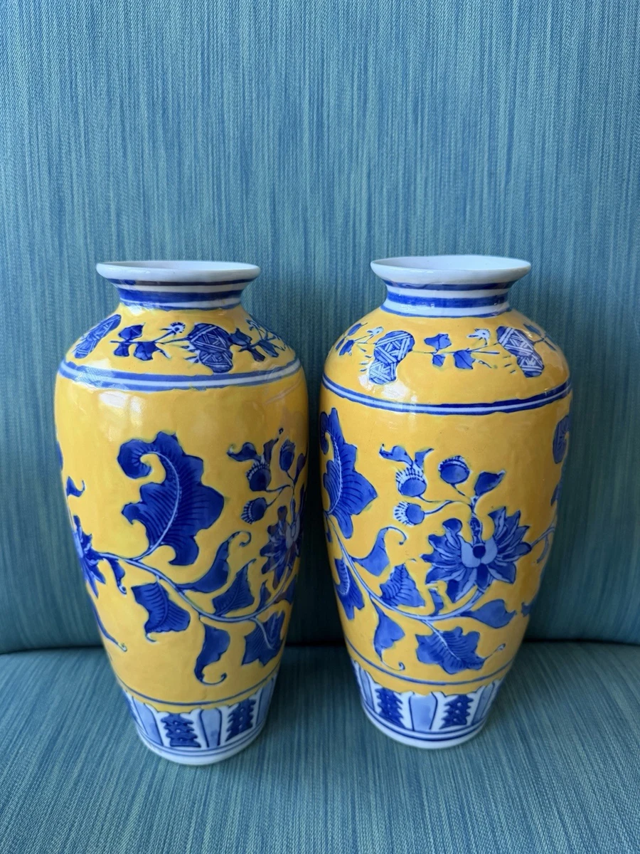 antique porcelain vases pair products for sale | eBay