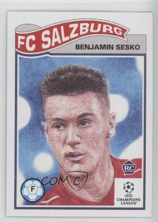 2021 Topps UCL Living Set /2557 Benjamin Sesko #406 19bd