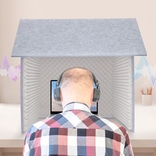 Sound Isolation Booth Portable Studio Sound Recording Desktop Soundproof Cover