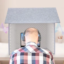 Sound Isolation Booth Portable Studio Sound Recording Desktop Soundproof Cover