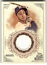 2019 Topps Allen & Ginter Ryan Braun Full-Size Relics A #FSRA-RB