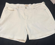 Levi's Shorts Women s Sz 18 San Francisco 515 Denim White Shorts Stretch
