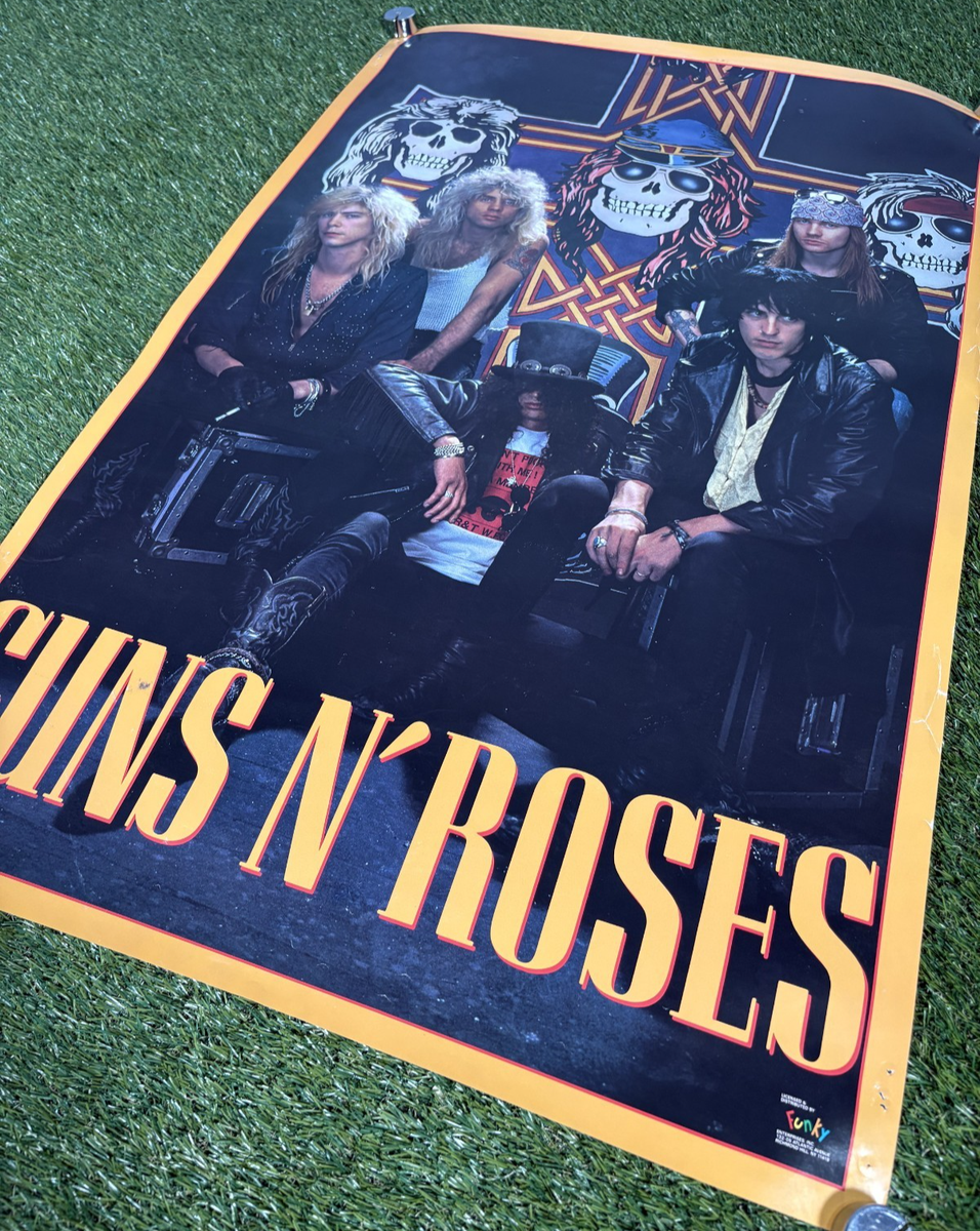 Vintage 1988 Guns N Roses Appetite For Destruction Rock and Roll