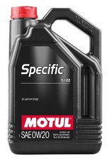 Motul 5L OEM Synthetic Engine Oil ACEA Case of 4 Specific 5122 0W20 107339 44.43 per gallon