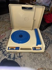 Vintage 1978 Fisher Price Toy Portable Record...