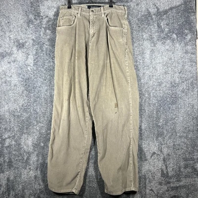 Levis Silvertab Pants Mens 31x34 Beige Corduroy Chino Relaxed Fit 5-Pocket Vinta - Image 1 of 4
