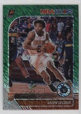 2019 Panini NBA Hoops Premium Stock Green Shimmer Prizm Jalen Lecque #254 10ou