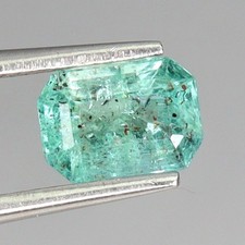Emerald Cut Natural Unheated Green Emerald 0.70ct 7x5mm Gemstone Top Quality