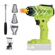 Compatible with Ryobi 18V Battery Cordless Heat Gun, 350W LED Light, Quick He...
