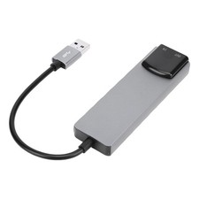 7.1 USB Sound Card For High Resolution Music Laptop PC Silver Trending
