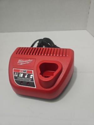 Milwaukee C12C M12 Redlithium-lon Battery Charger  220V-240V Die Grinder Case 