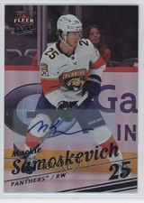 2025-26 Upper Deck Fleer Ultra Rainbow Foil Auto Mackie Samoskevich #23