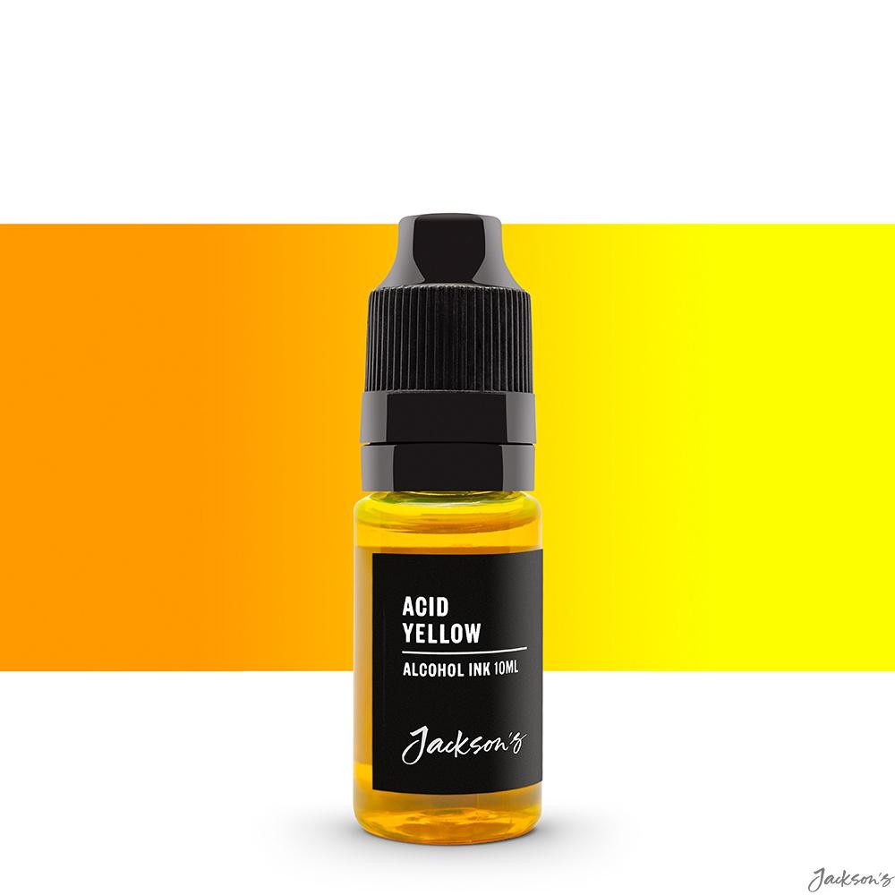 Jackson's : Alcohol Ink : 10ml : Acid Yellow