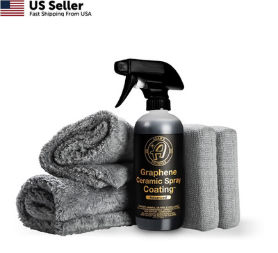 Adam's Advanced Graphene Ceramic Spray Coating Kit - 18+ Months 5 Piece Set