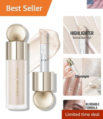 Natural Glow Liquid Highlighter for All Skin Types - Sheer Radiance Boost