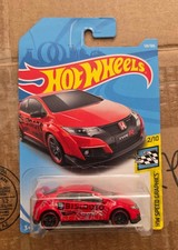 2018 Hot Wheels Red Bisimoto ' 16 Honda Civic Type R Card #126 2/10 HW Speed...