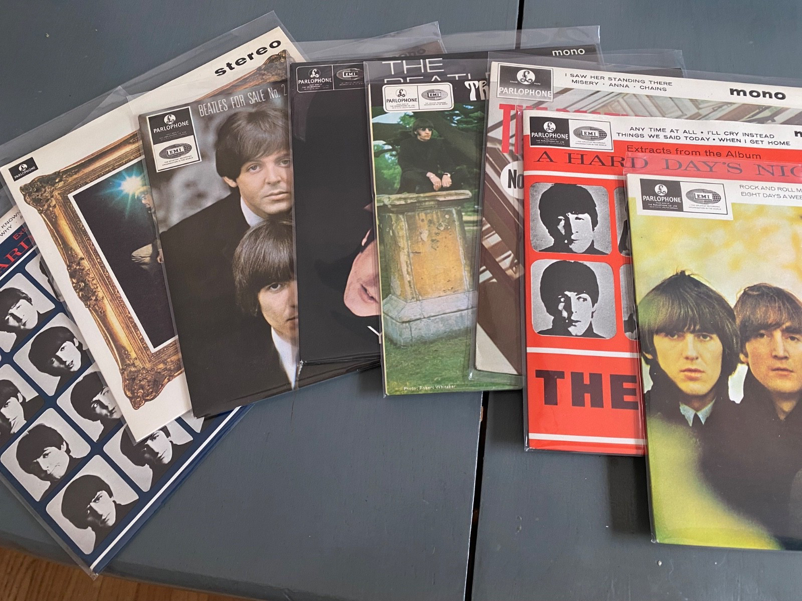 VTG RARE The Beatles EP Collection Box Set COMPLETE 14 Original 45rpm NM Vinyls