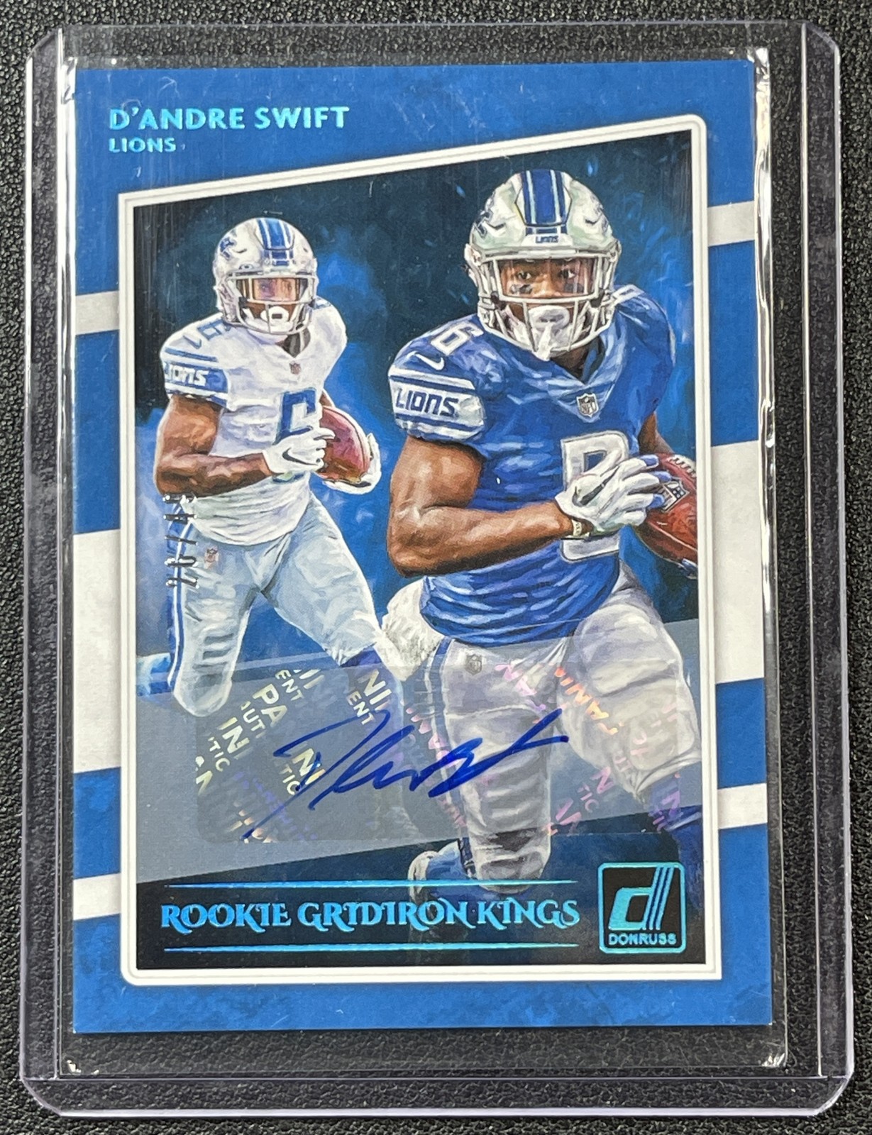 D'Andre Swift Panini Donruss Gridiron Kings #RGKDS Autograph-Rookie