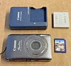 100% Working Canon PowerShot ELPH 100 HS 12.1MP PC1588 Camera Gray Tested VIDEO