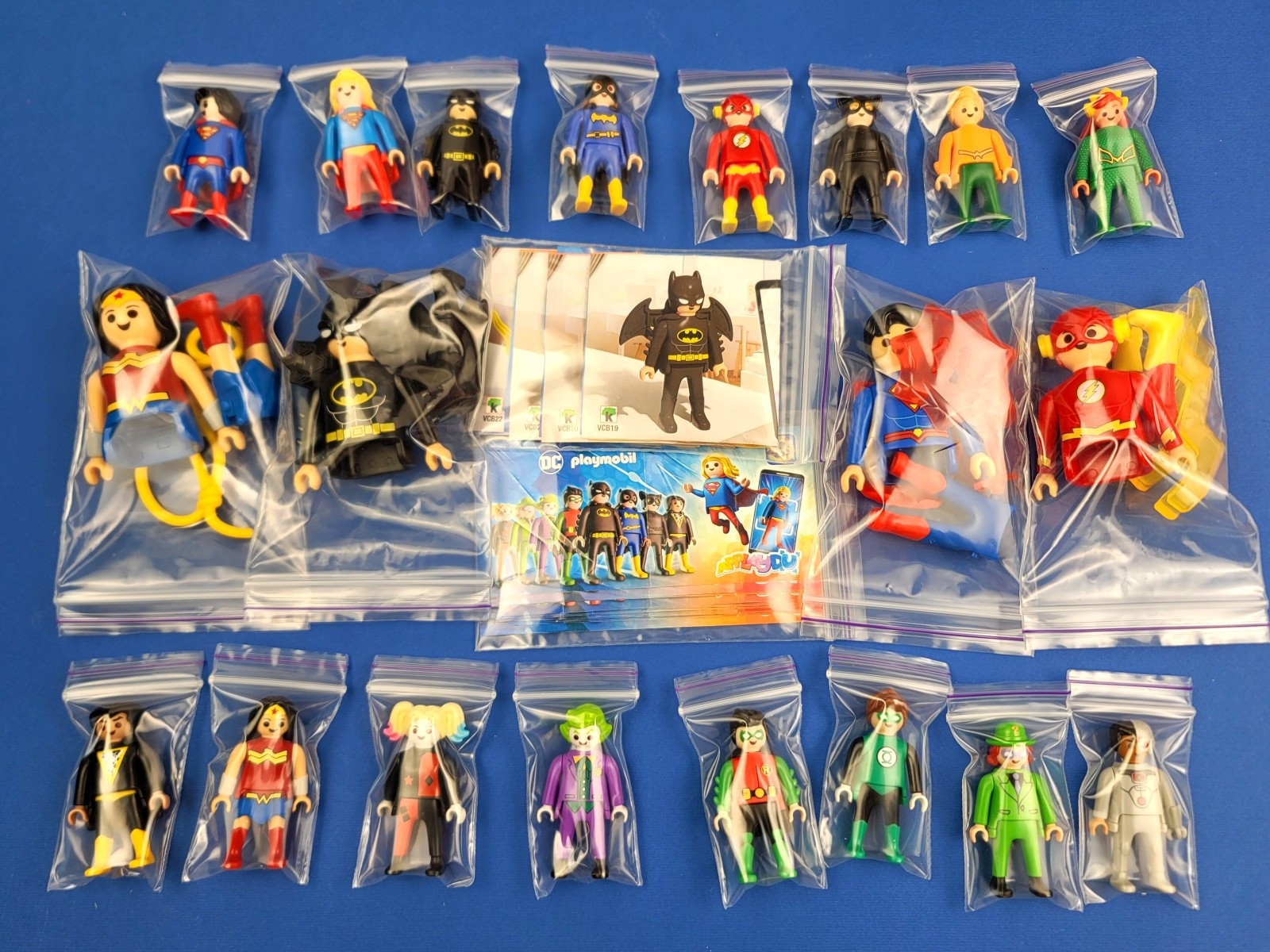 Kinder Surprise & Maxi Eggs DC Playmobil Action Figures Full Collection 20 Toys!
