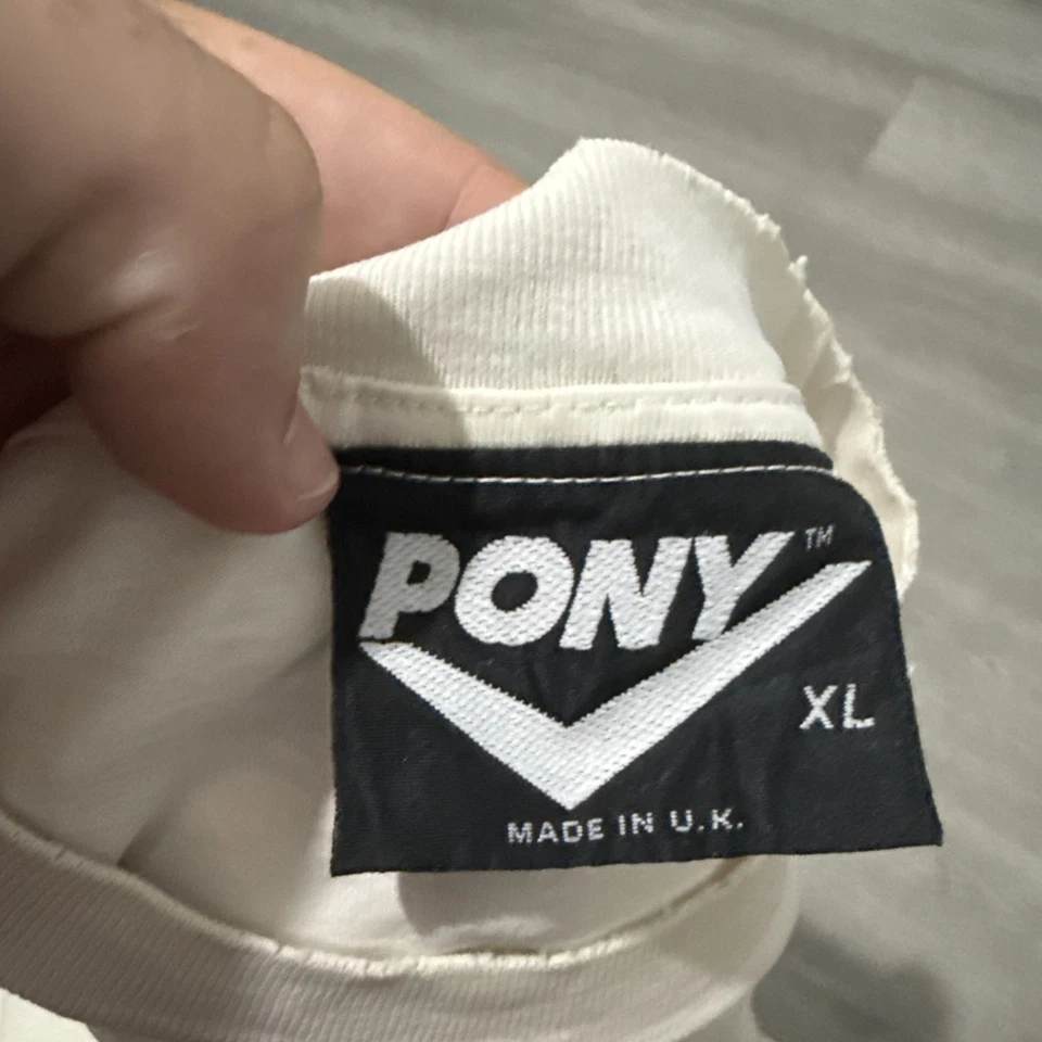 ⁣⁣Vintage Pony Tottenham Hotspur Big Logo T-Shirt Size XL Les Ferdinand  - Image 3 of 4