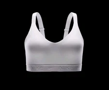 Nike Women Dri-FIT Swoosh Indy Sports Traini Bra Size Xs White impact FD1065-100