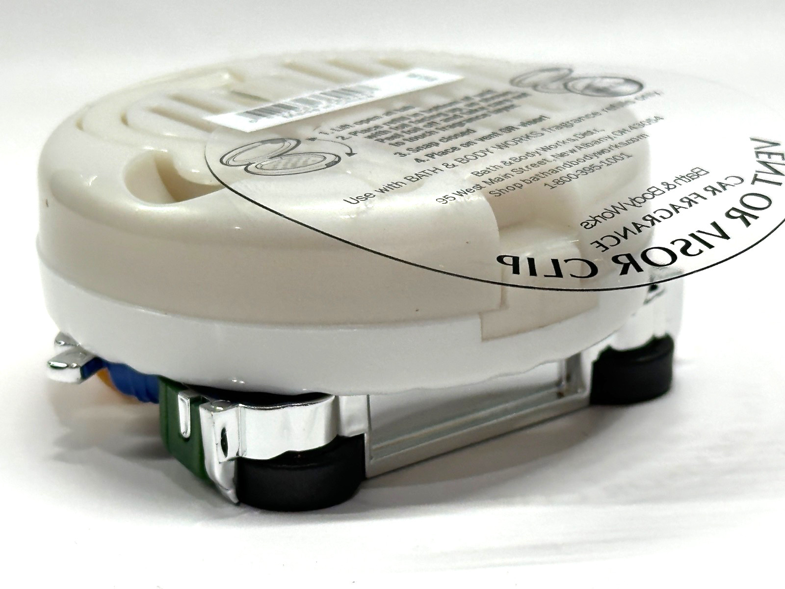 NEW 1 BATH & BODY WORKS GOLF CART SCENTPORTABLE FRESHENER HOLDER CAR VISOR CLIP