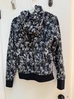 Athleta Tugga Sherpa Jacquard Hoodie Sweatshirt Black Gray White Size Small — photo 8