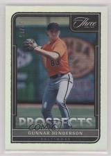 2022 Panini Three and Two Prospects Holo Silver 12/15 Gunnar Henderson #P-23 i5f