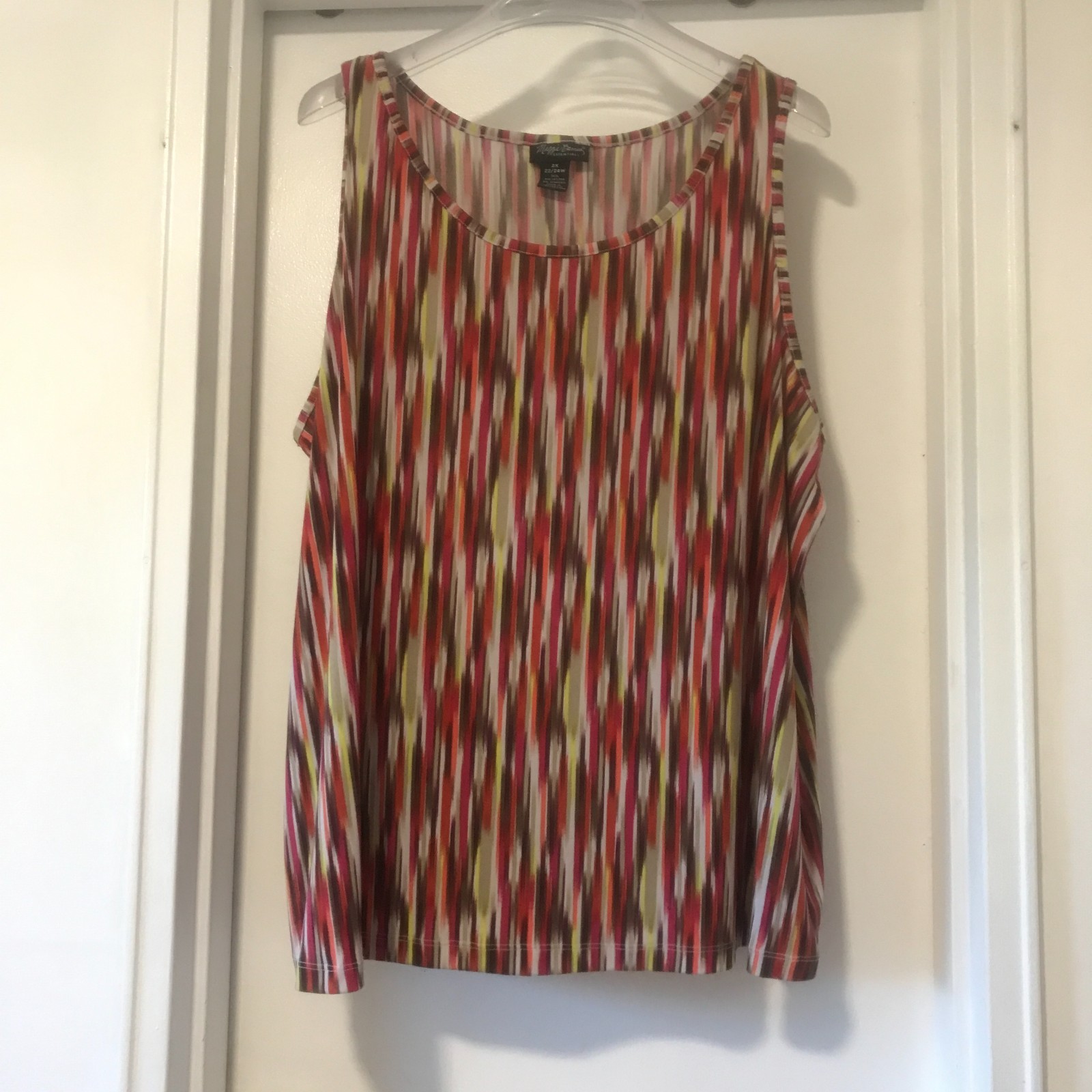 Maggie Barnes Essentials Multicolor Abstract Stri… - image 5