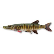 Savage Gear 4D Line Thru Pike Fishing Bait, 28 7/8 oz, Striped Pike, Realistic C