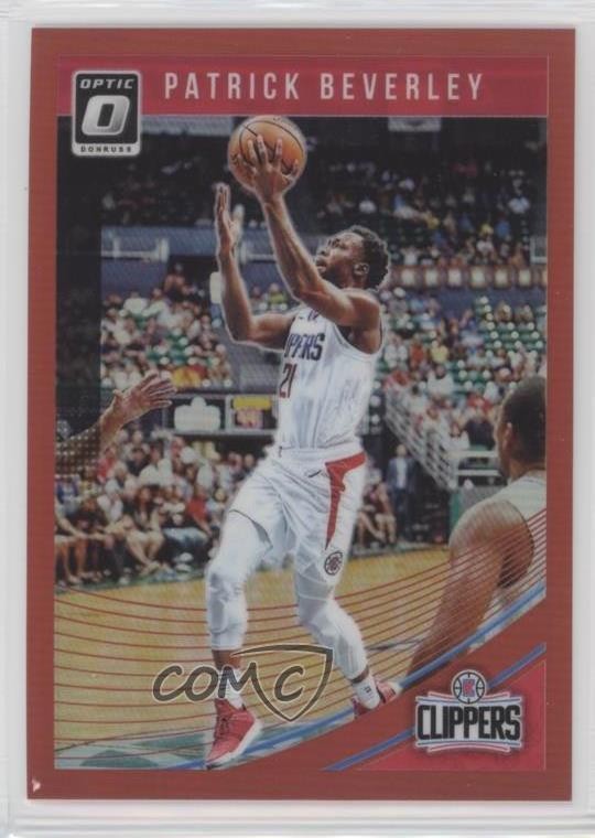2018-19 Panini Donruss Optic Red Prizm 65/99 Patrick Beverley #4 8vc