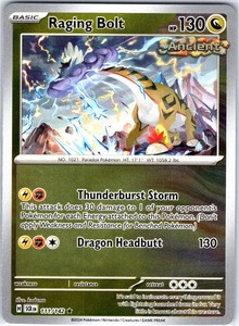 Raging Bolt 111/142 Stellar Crown Reverse Holo Rare