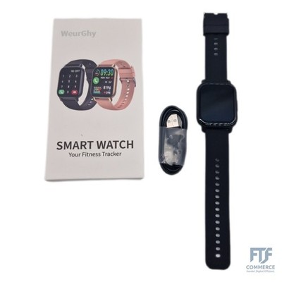 WeurGhy Montre Connectée Homme Femme avec Appel Bluetooth, 1.91'' HD Smartwatch a