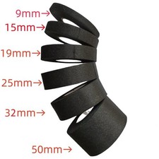 Black Wiring Loom Harness Cloth Tape for Car & Motorcycles 10/15m Long
